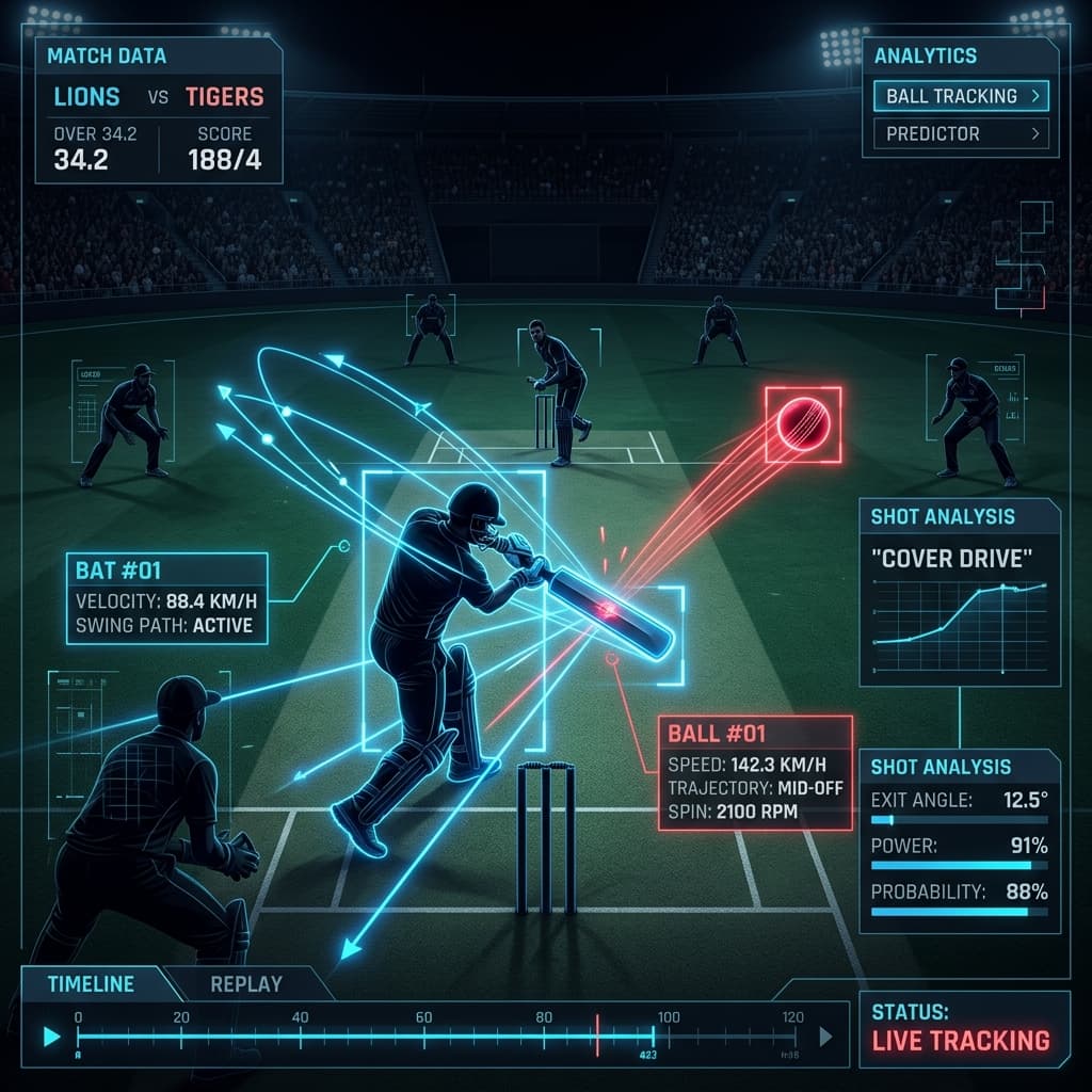 Cricket Object Detection Dataset: AI Annotation for Bat & Ball Tracking