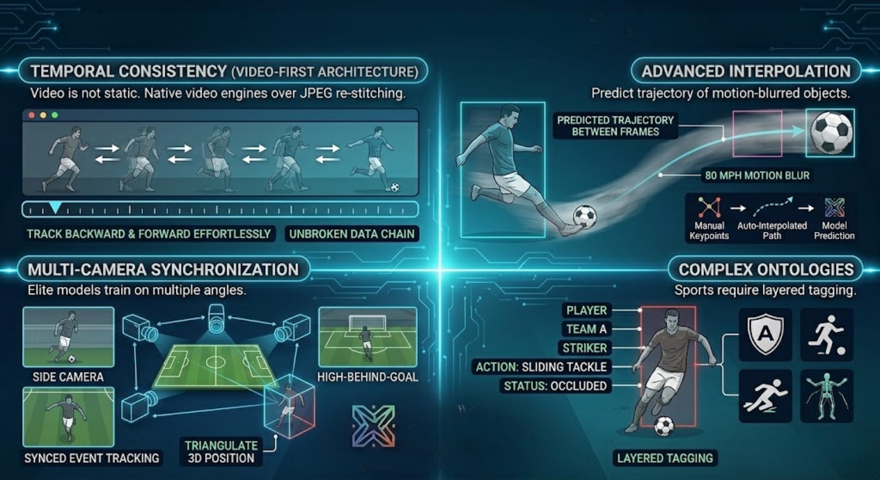 Criteria for choosing a Sports AI Annotation Platform - Temporal consistency, Interpolation, and Multi-Camera Synchronization